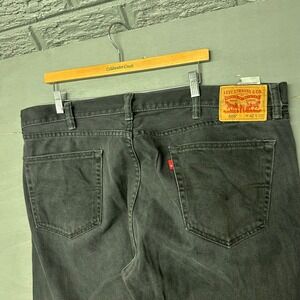 Levi Strauss & Co 505 Mens Jeans Dark Gray W42 L30 Straight Fit Denim